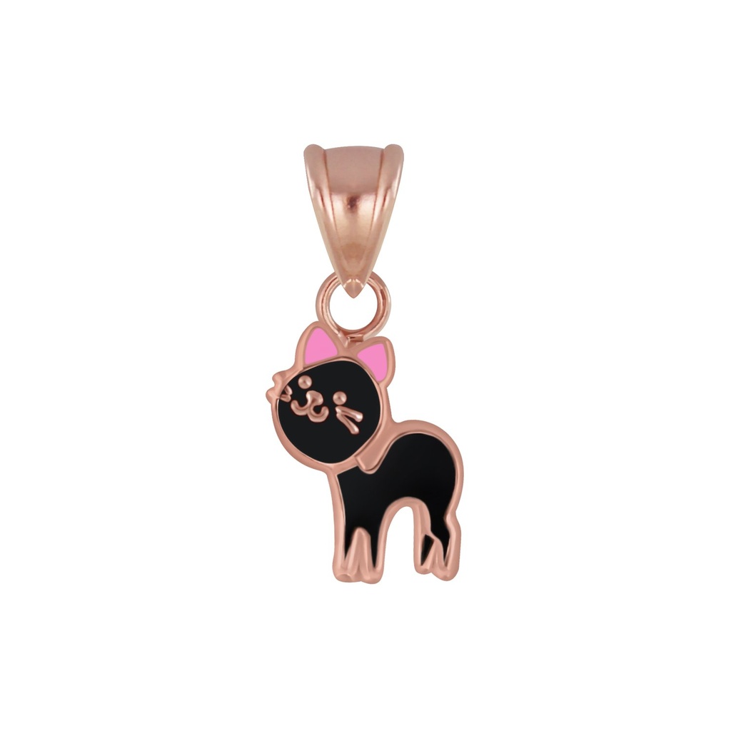 Pendentif chat en argent