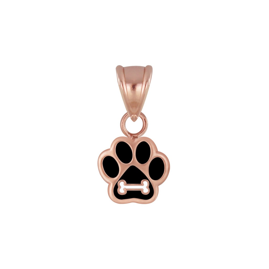 Silver Paw Print Pendant