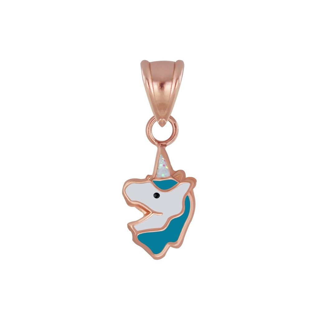 [10006497] Silver Unicorn Pendant