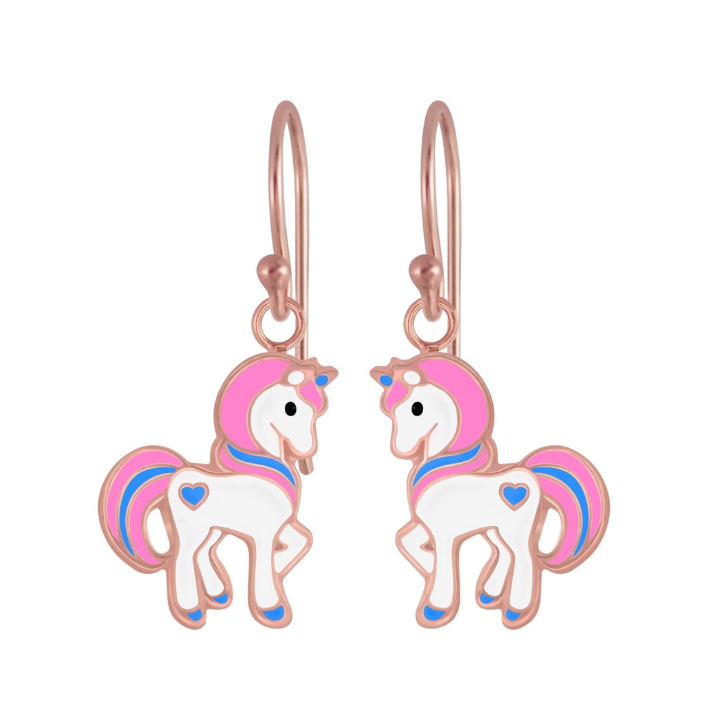 Silver Unicorn Earrings
