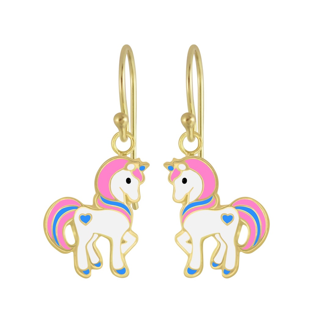 Silver Unicorn Earrings