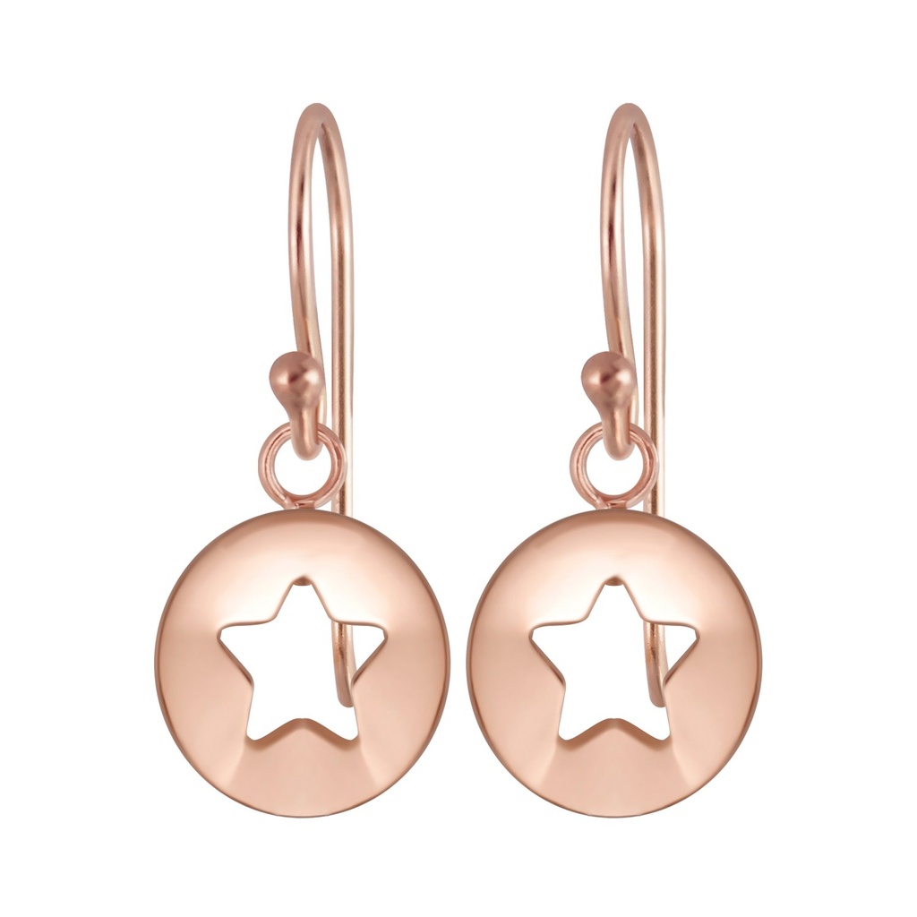 Silver Star Earrings