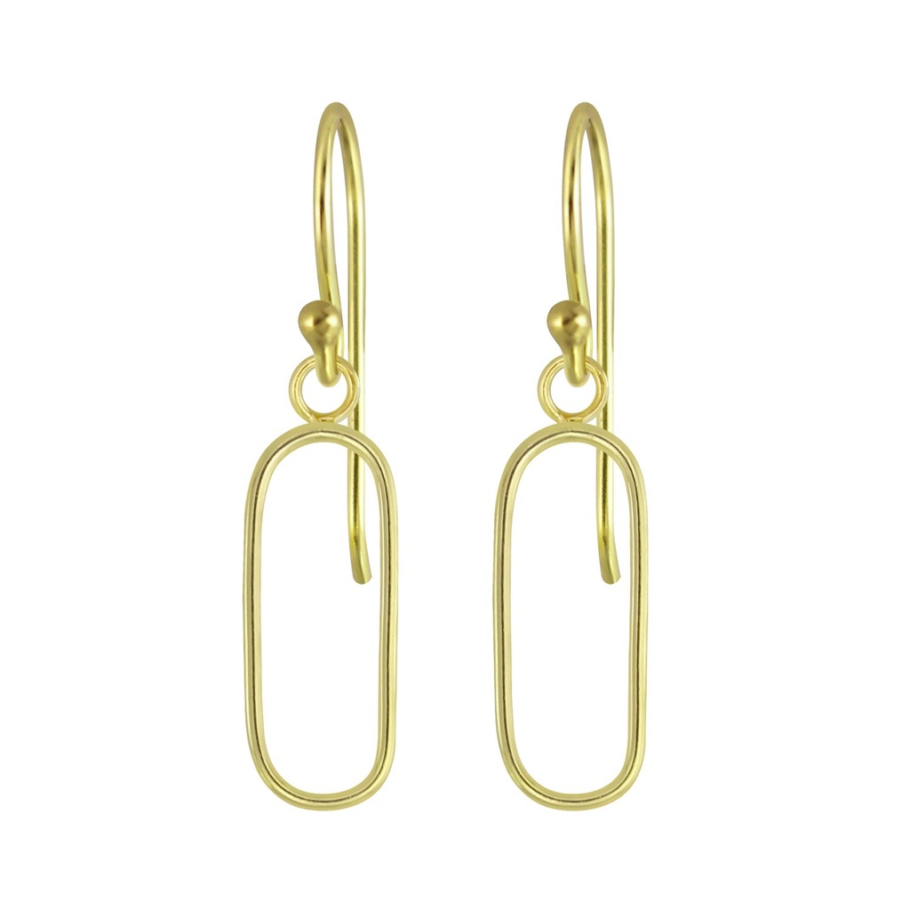 Boucles d'oreilles fil en argent