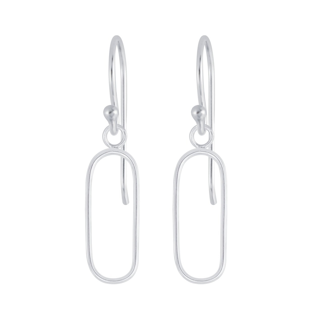 Boucles d'oreilles fil en argent
