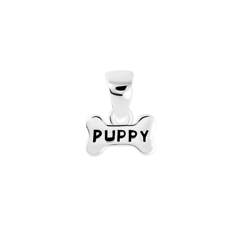 Silver Puppy Pendant