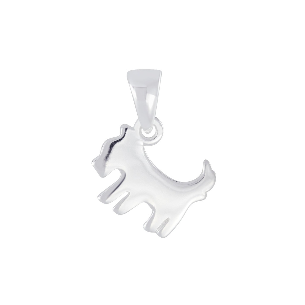 Silver Dog Pendant