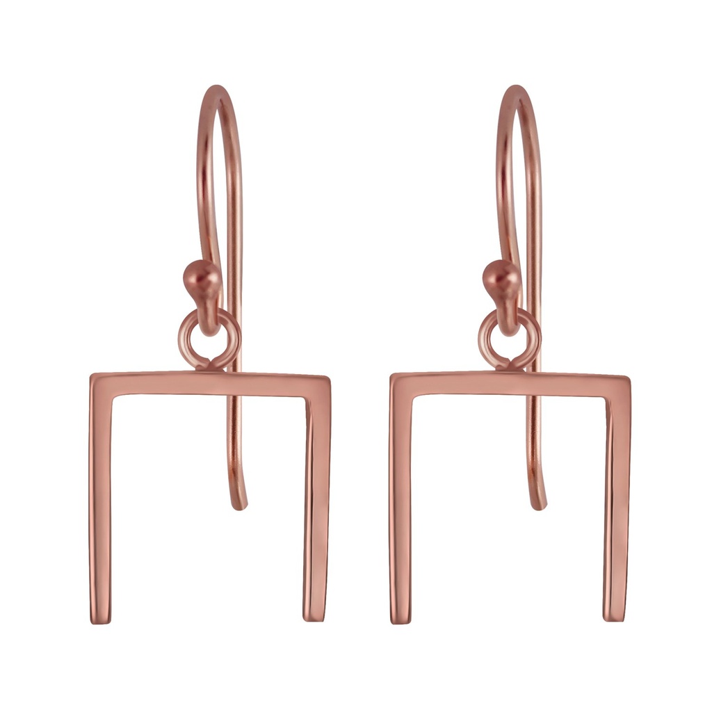 Boucles d'oreilles géométriques en argent