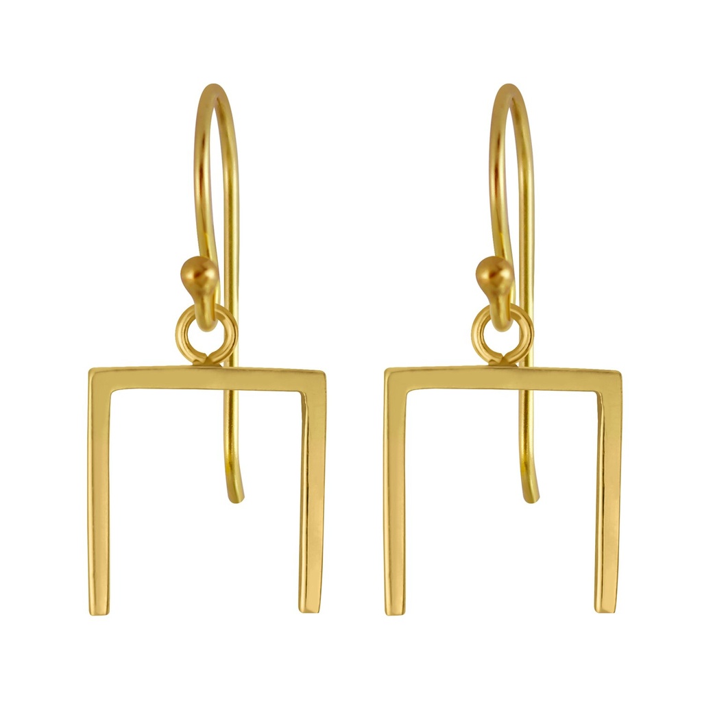 Boucles d'oreilles géométriques en argent
