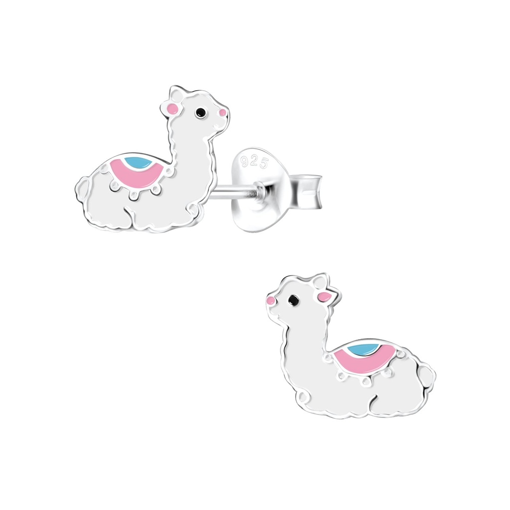 [10005252] Puces d'oreilles alpaga en argent