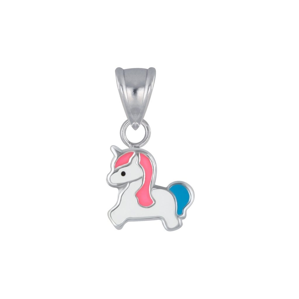 Pendentif licorne en argent