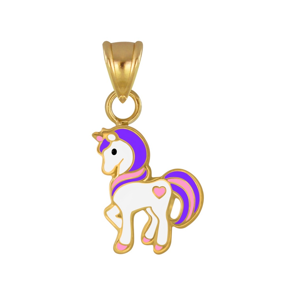 Pendentif licorne en argent