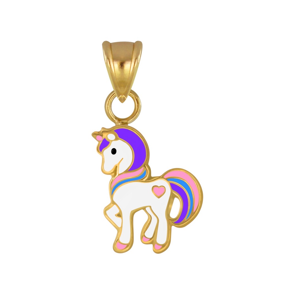 Pendentif licorne en argent