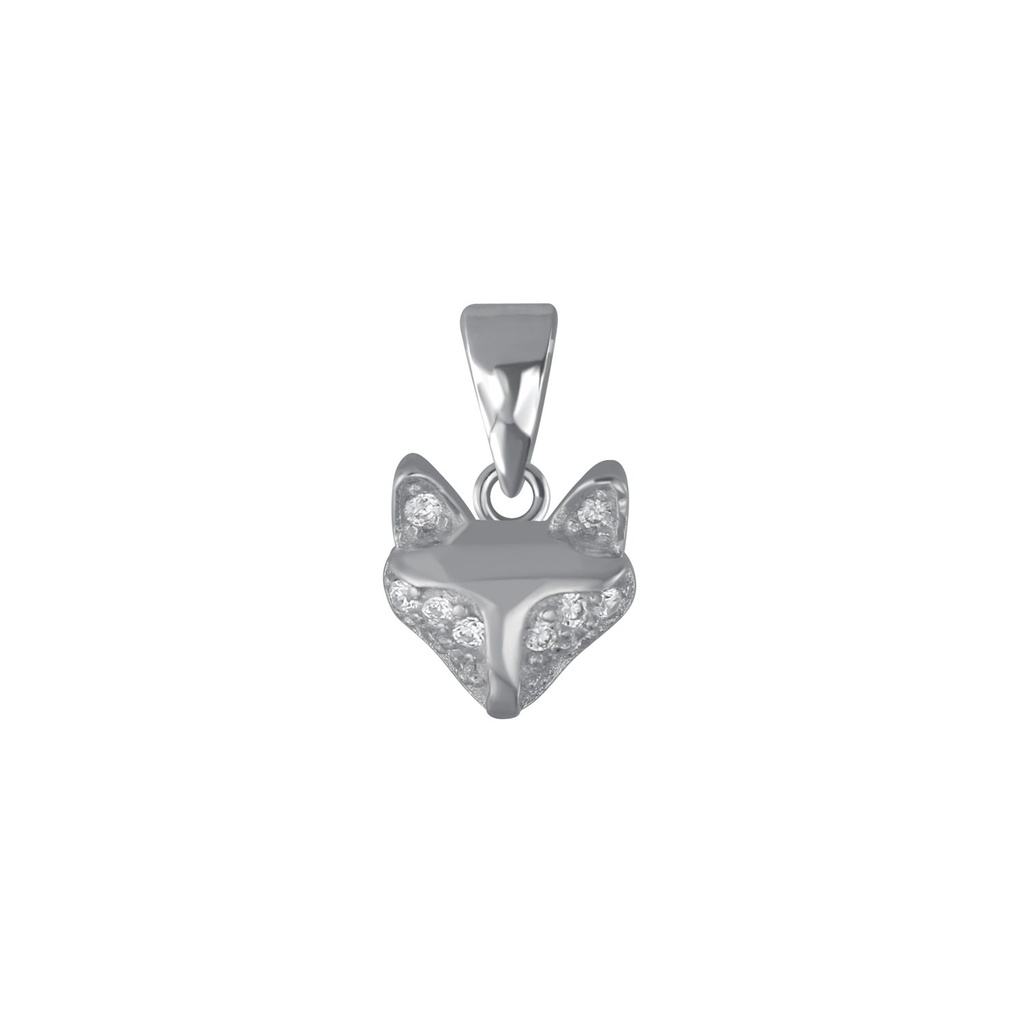 [10005953] Silver Fox Pendant