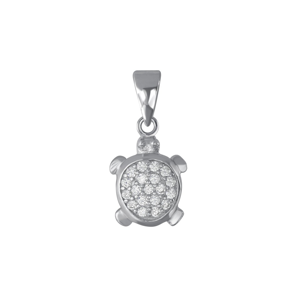 Pendentif tortue en argent