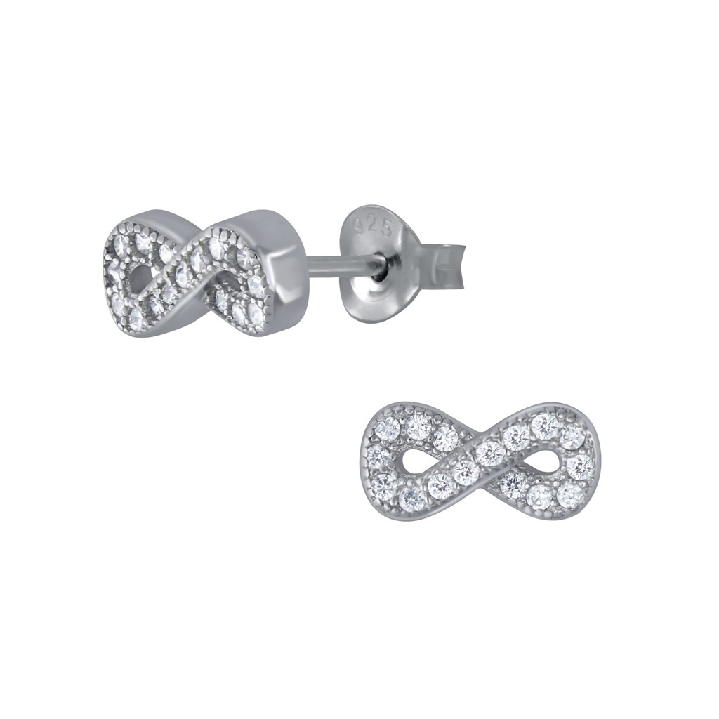 [10005946] Puces d'oreilles infini en argent
