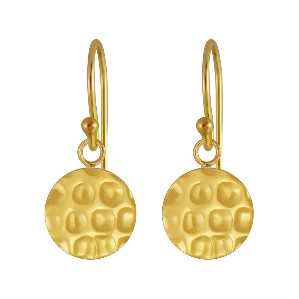 Silver Round Earrings