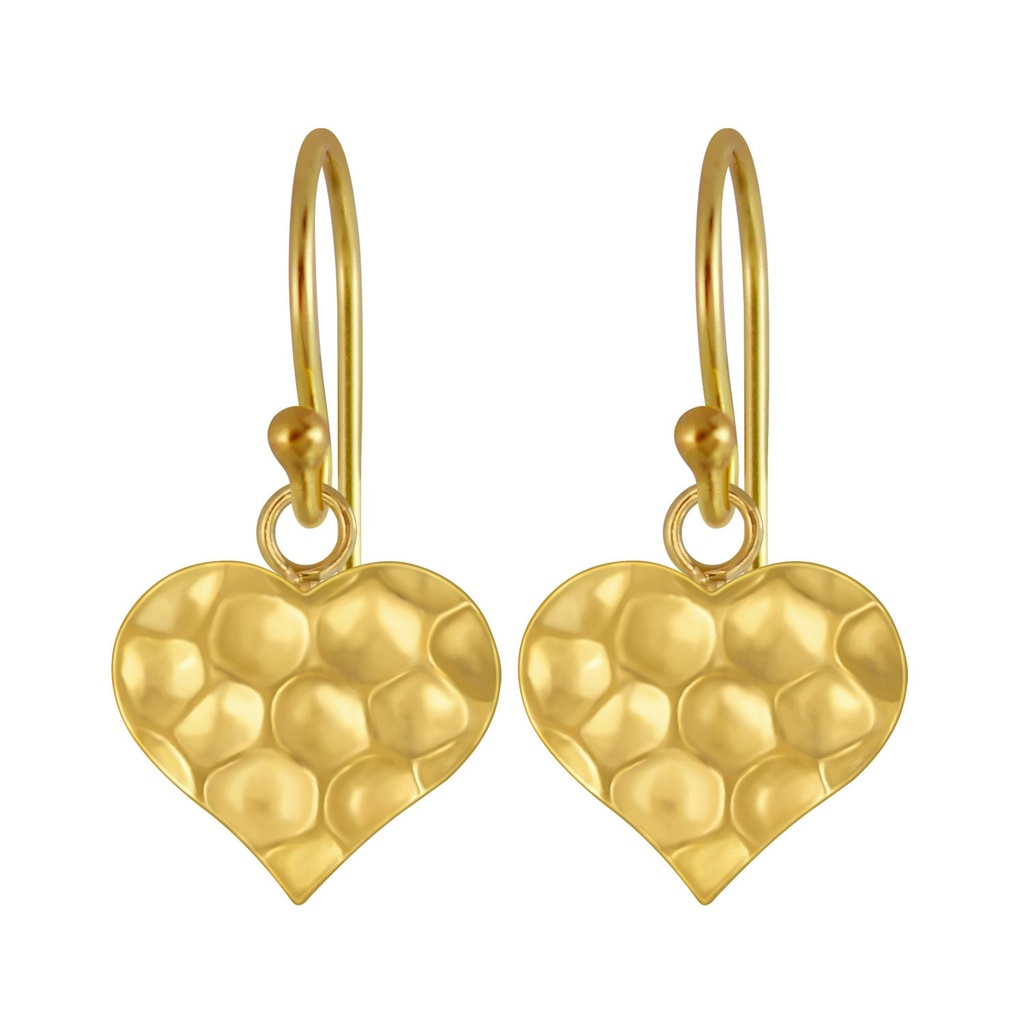 [10005865] Boucles d'oreilles cœur en argent