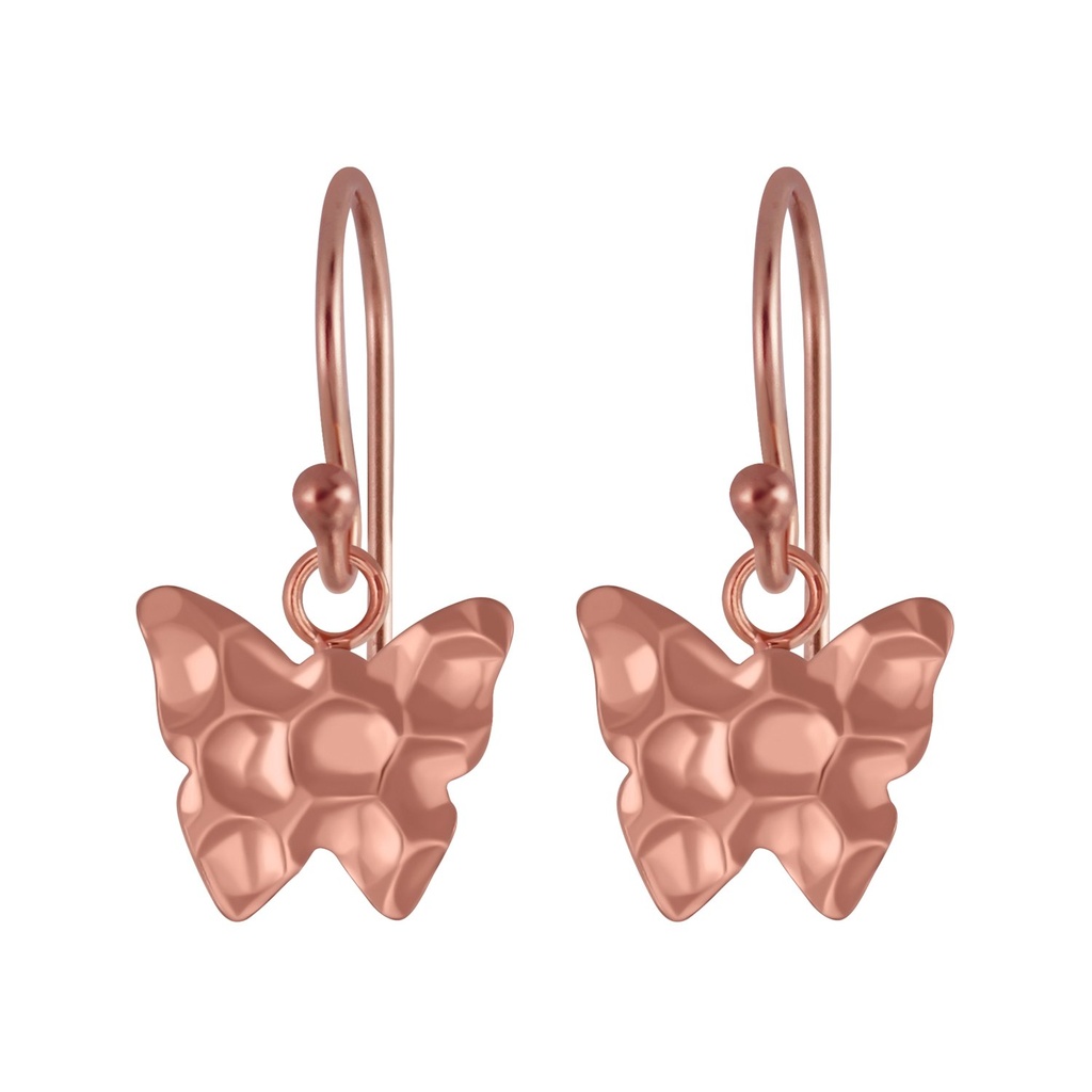 Boucles d'oreilles papillon en argent