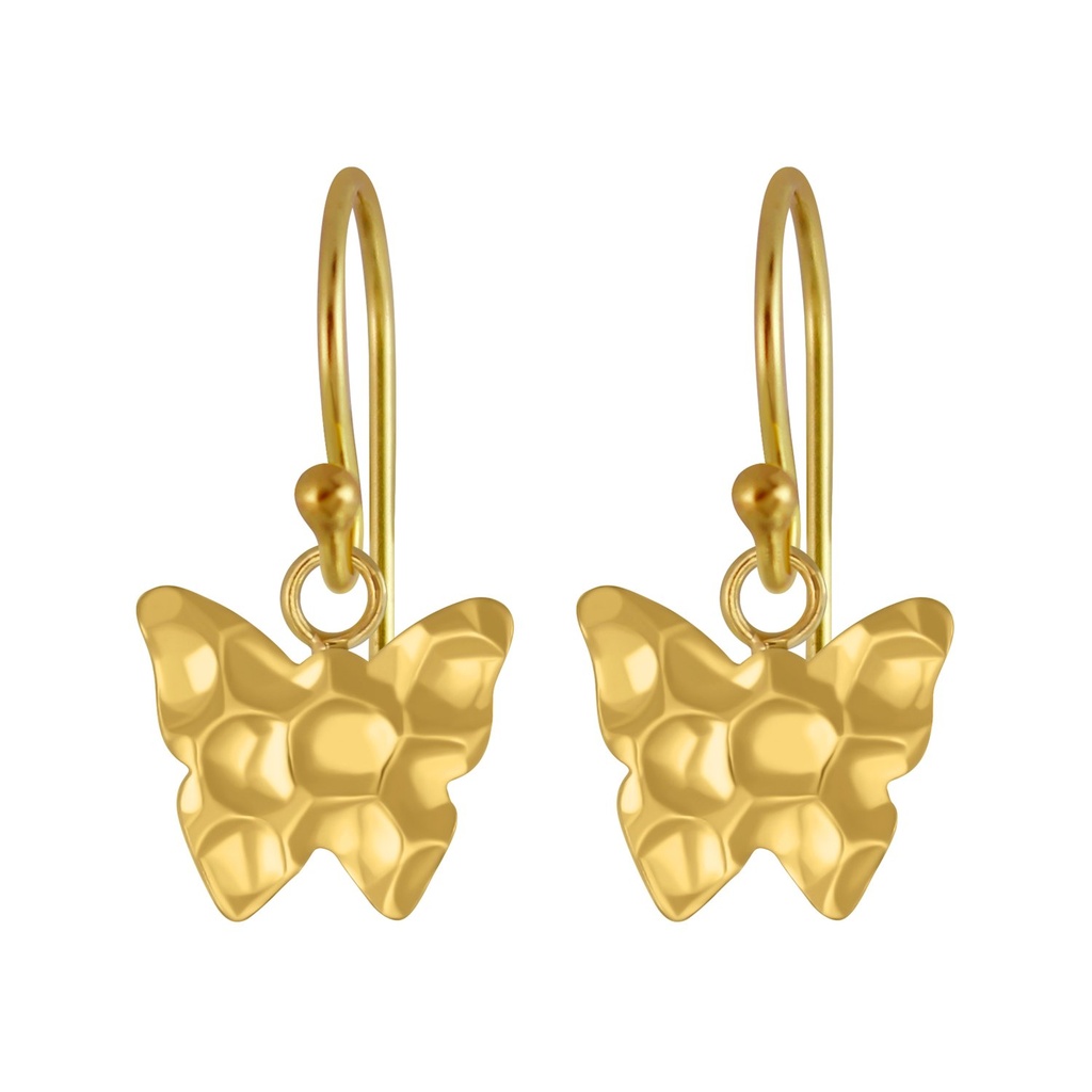 Silver Butterfly Earrings