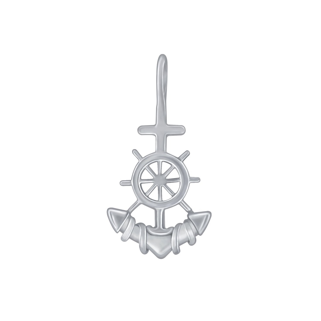 Silver Anchor Pendant