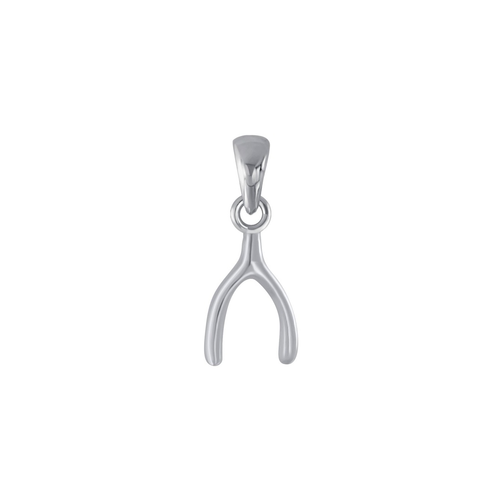 Pendentif wishbone en argent
