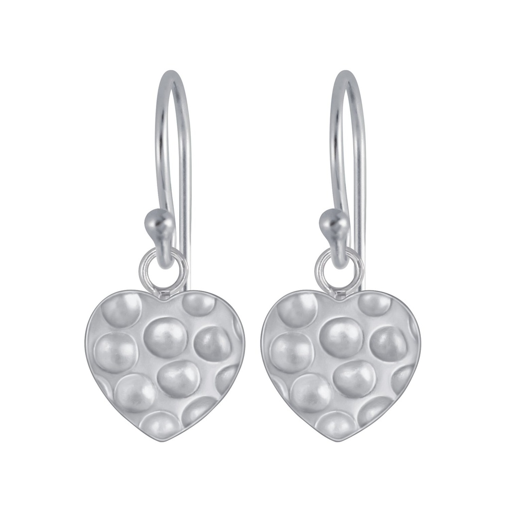 Silver Heart Earrings
