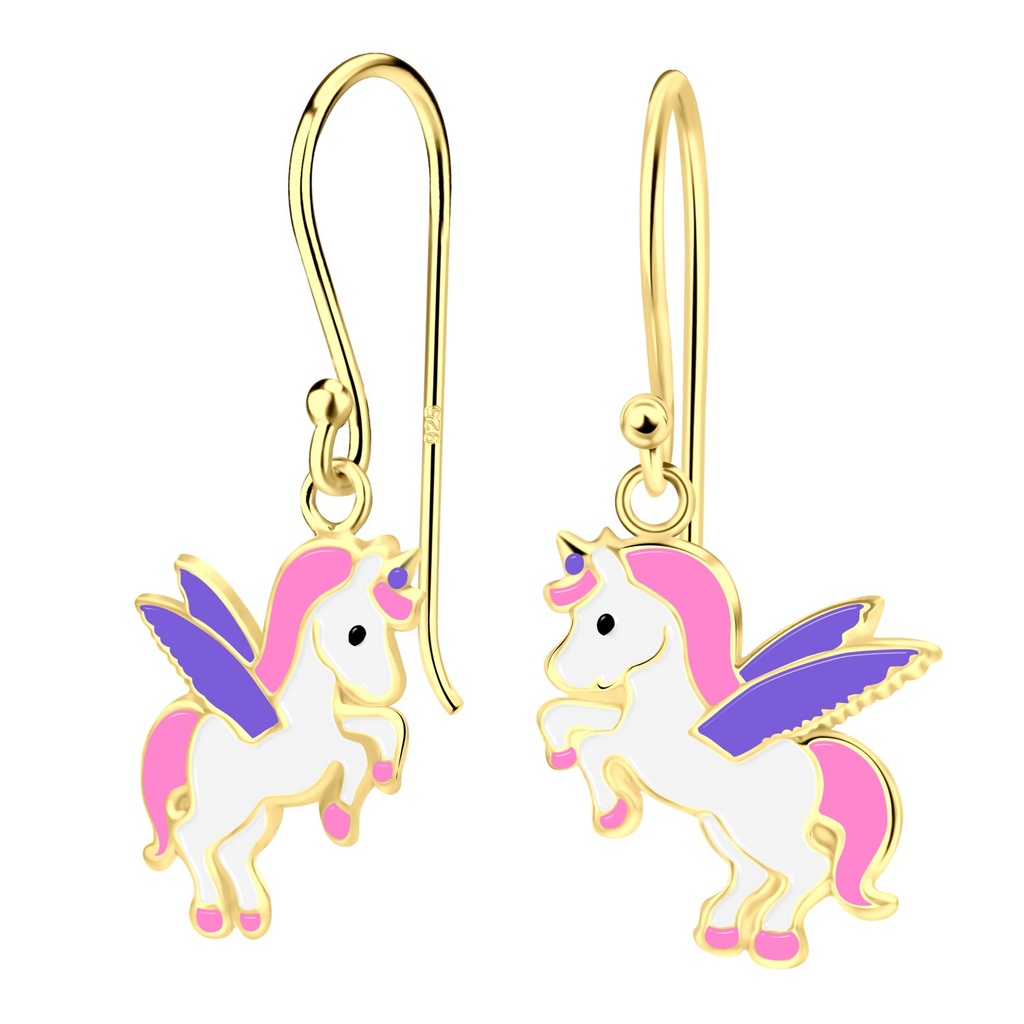 [10005364] Silver Unicorn Earrings