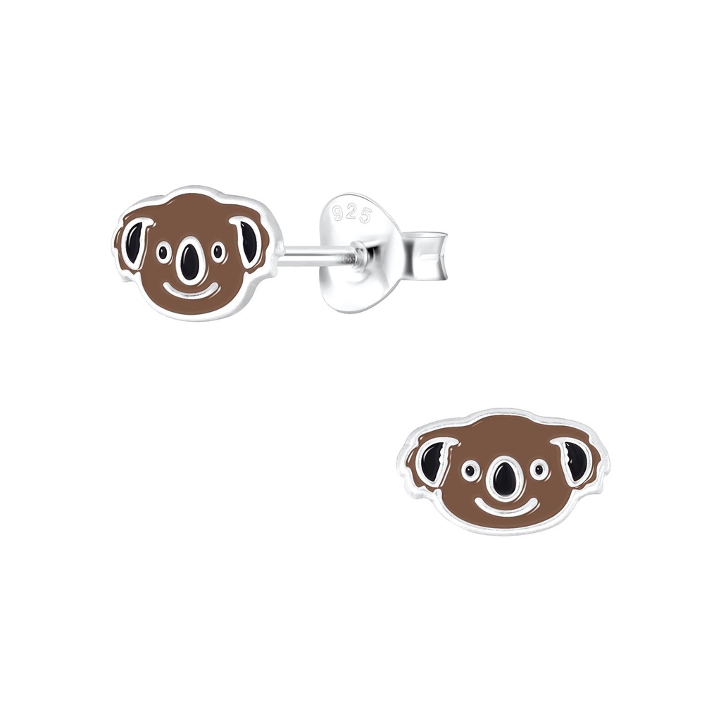Puces d'oreilles koala en argent