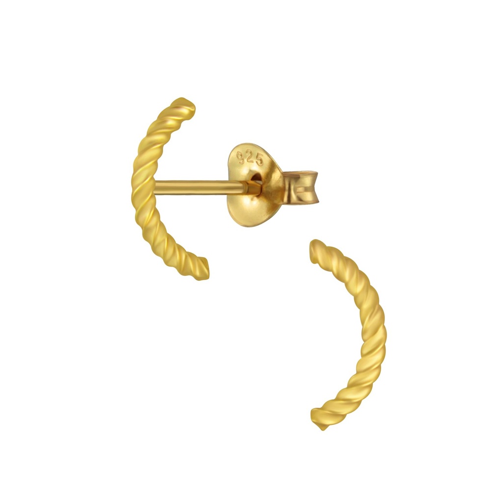 Puces d'oreilles fil en argent