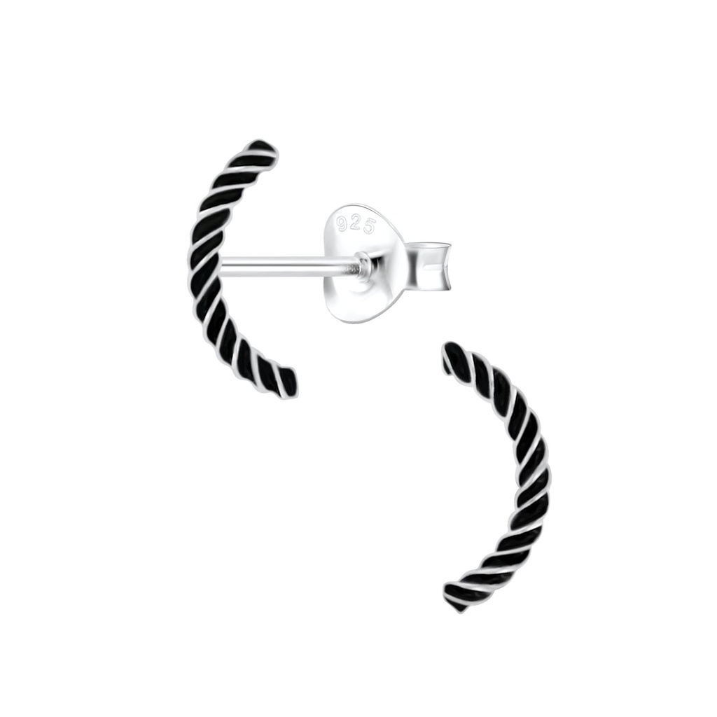 Puces d'oreilles fil en argent