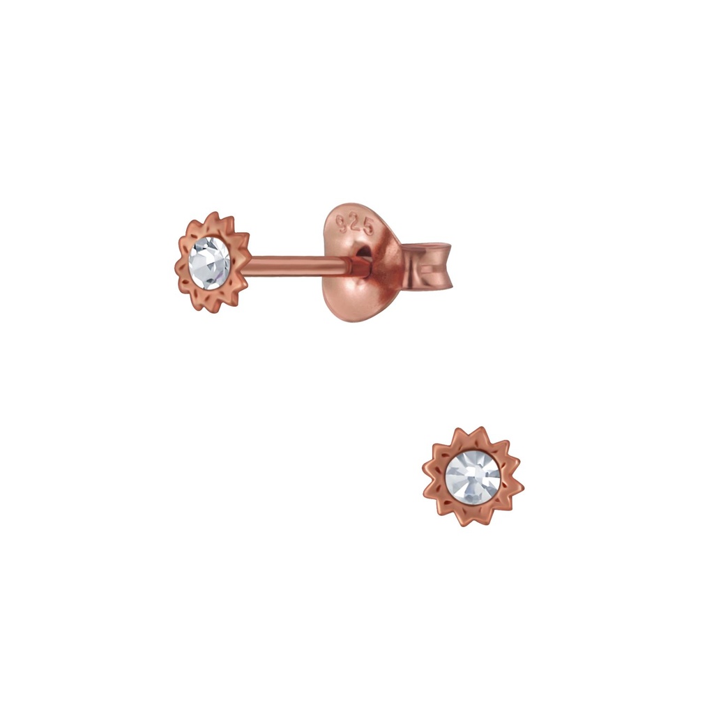 Silver Flower Stud Earring