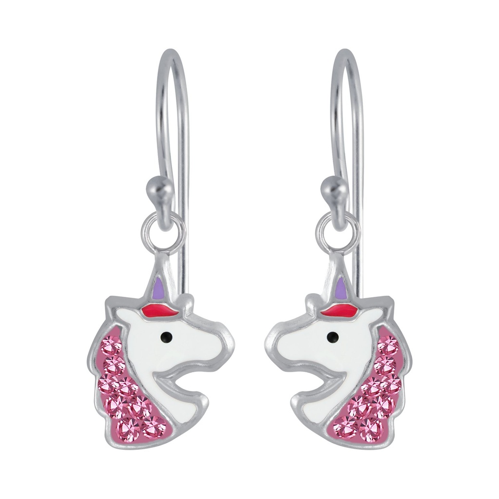 Silver Unicorn Earrings