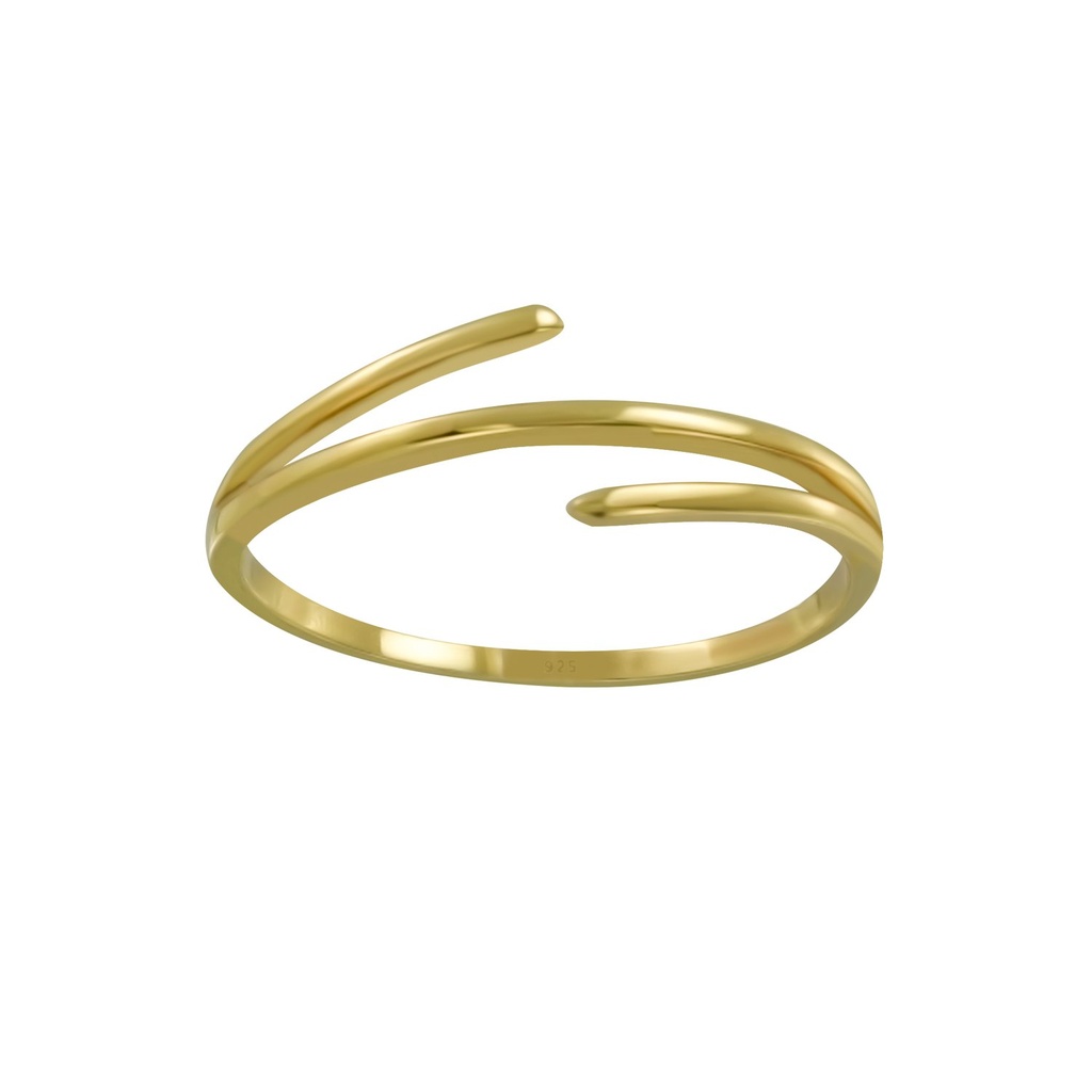 Bague ligne trois en argent