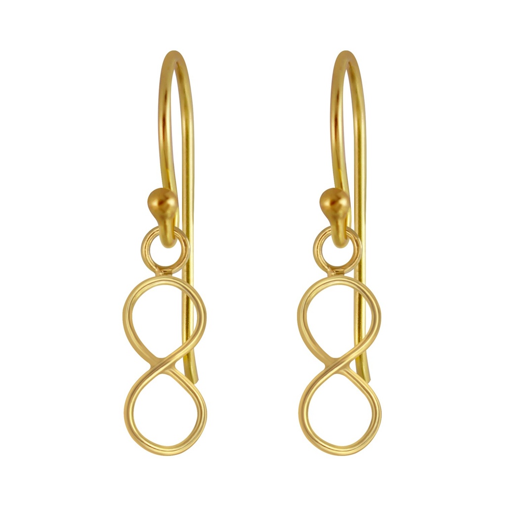 Silver Infinity Earrings