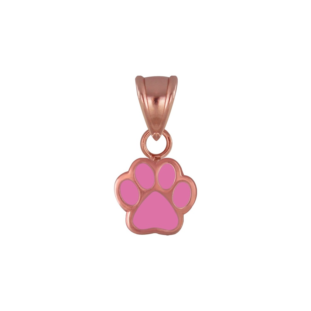 Silver Paw Print Pendant