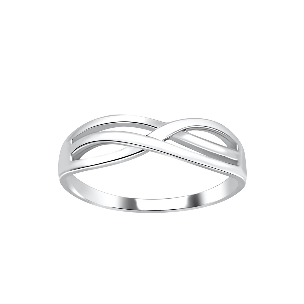 Silver Intertwined Ring