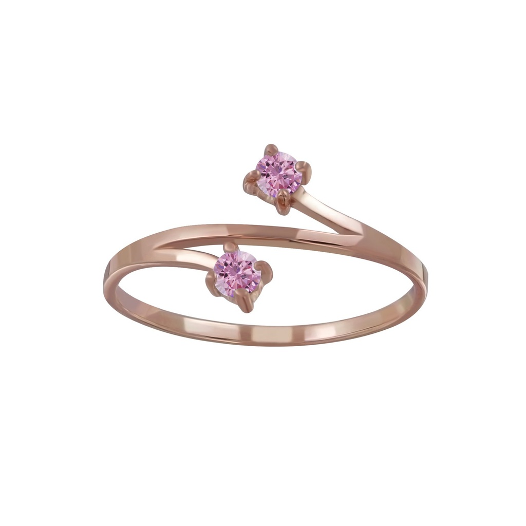 Bague pierre deux en argent