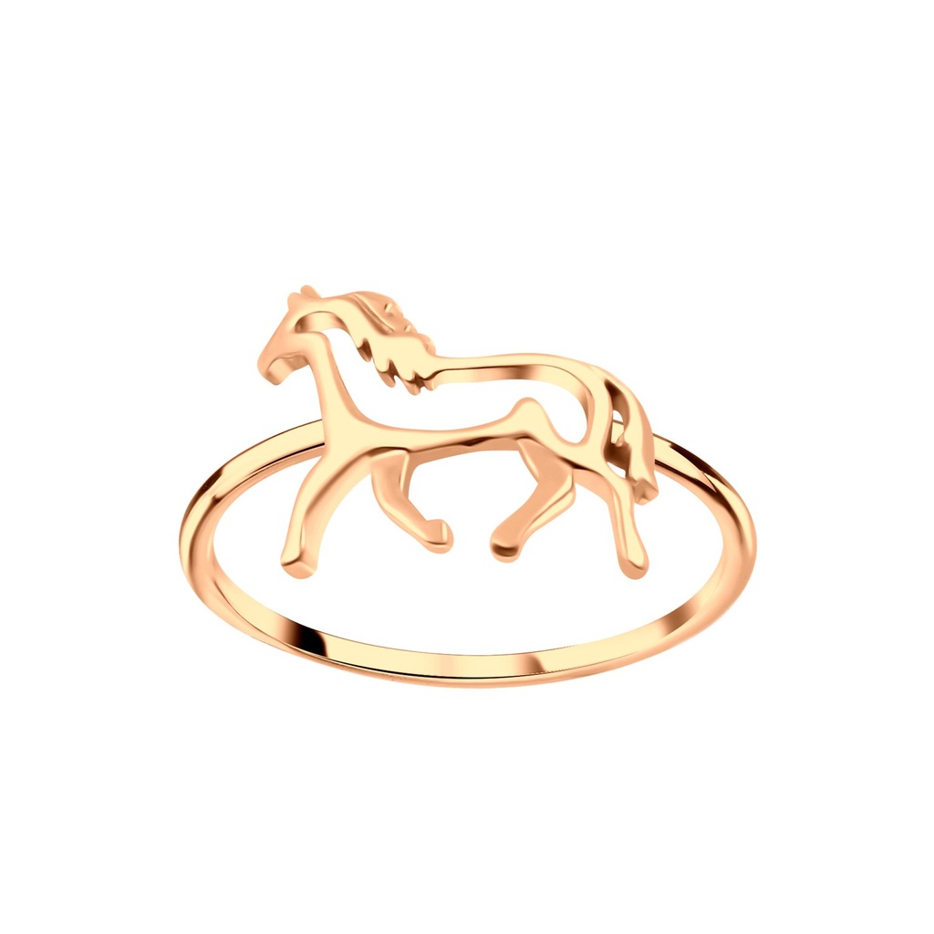 [10004999] Bague cheval en argent (EU 52 / US 6)