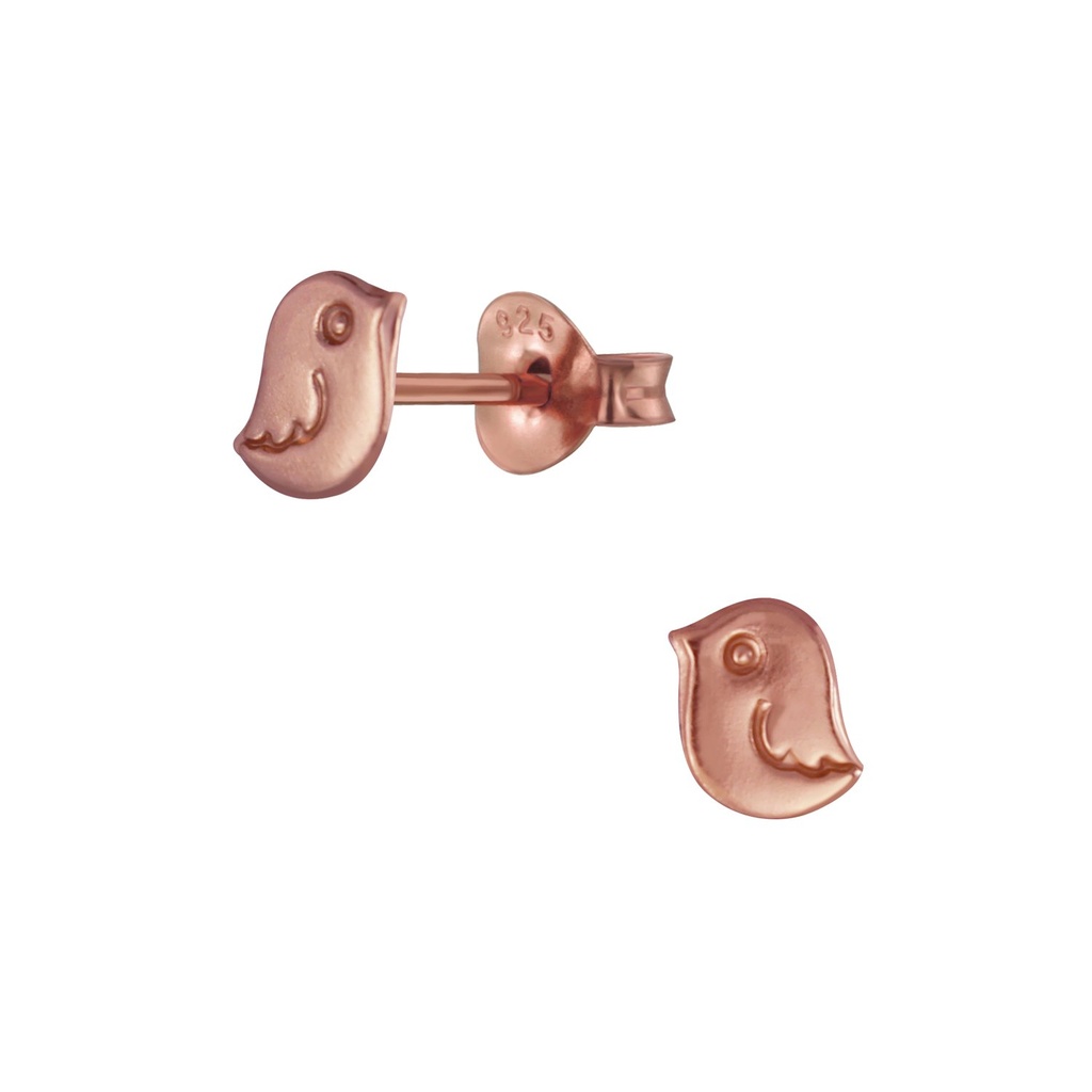 Silver Bird Stud Earring