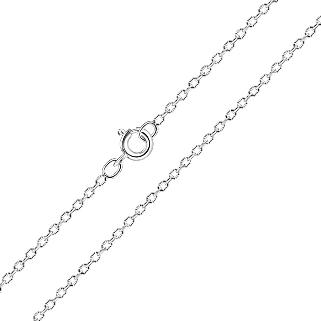 Chaîne câble en argent 45 cm