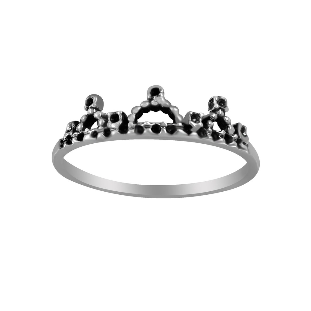 Silver Crown Ring