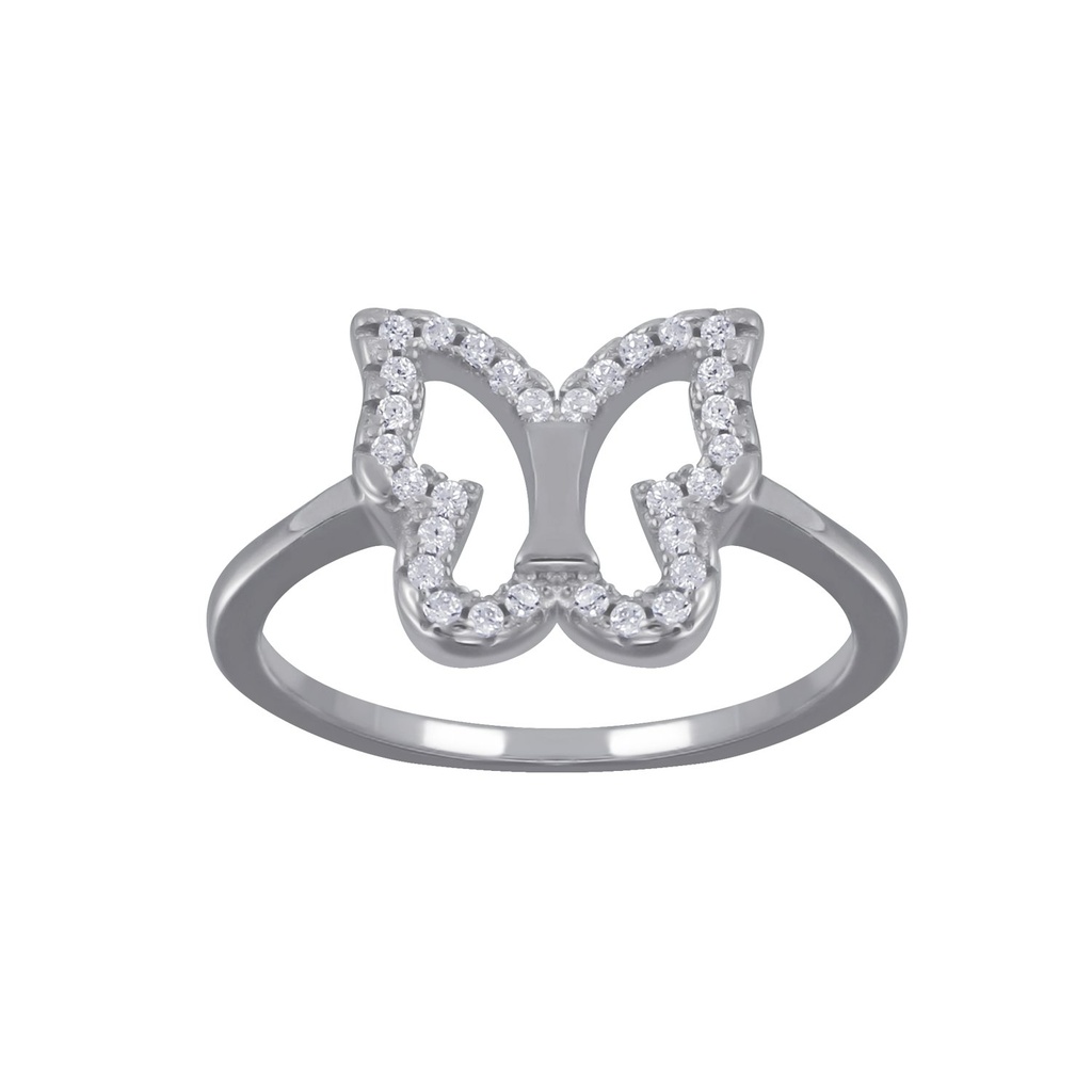 Silver Butterfly Ring