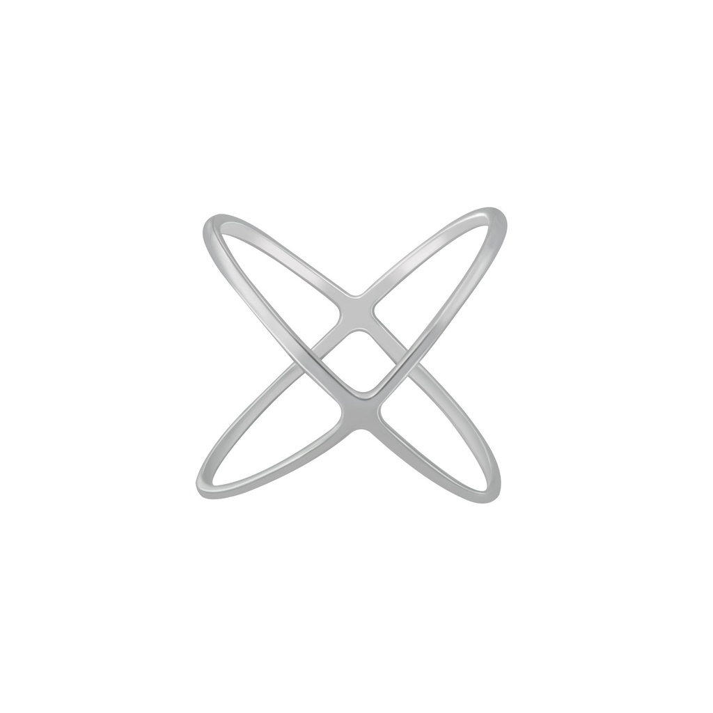 Silver X Ring
