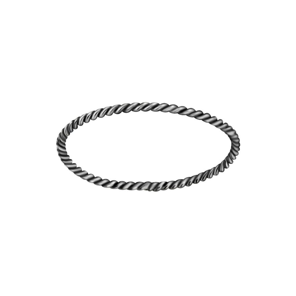 Silver Twisted Ring