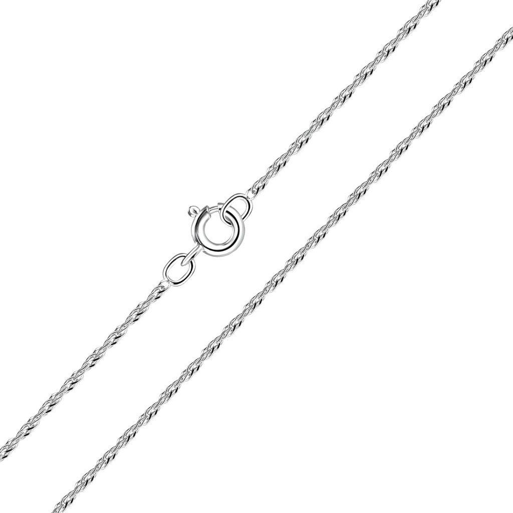 [10004782] 55 cm Silver Singapore Chain