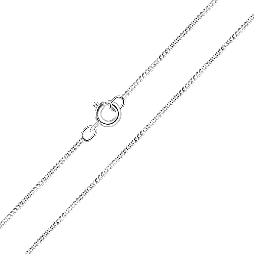 Chaîne gourmette en argent 40 cm