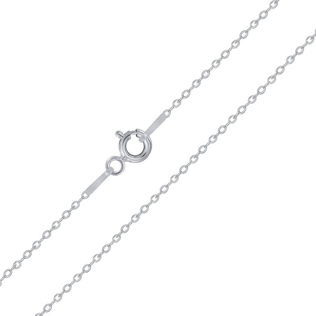 [10004765] 44cm Silver Cable Chain