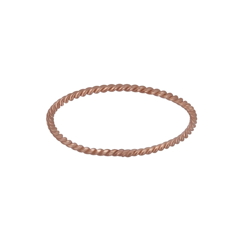 [10004729] Bague torsadée en argent (EU 52 / US 6)