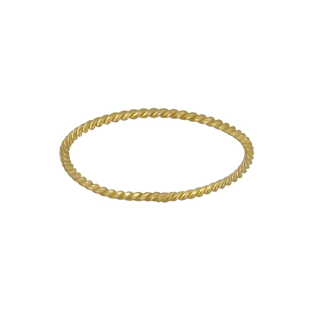 [10004726] Silver Twisted Ring (EU 52 / US 6)