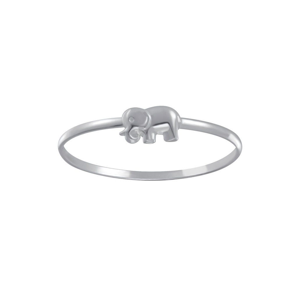Bague éléphant en argent